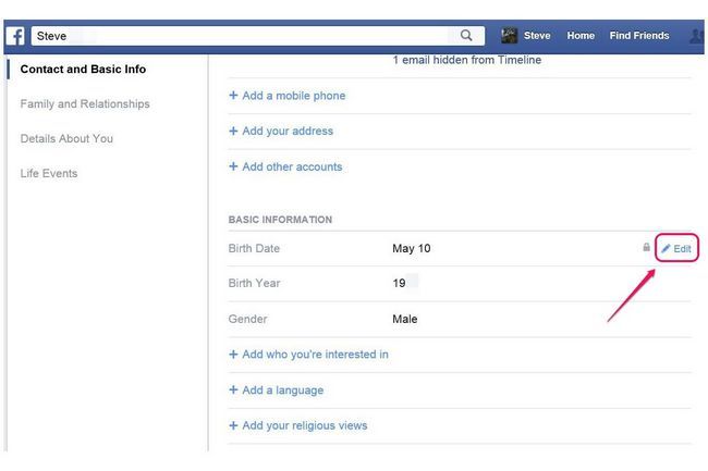 Chaque partie de votre profil Facebook a son propre sélecteur de public.