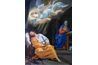 Joseph de Nazareth visité par un ange au cours d'un rêve